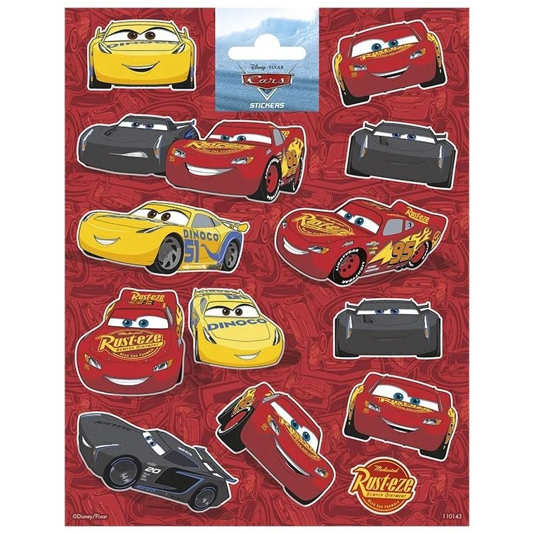 Samolepky 15,5x20cm Auta