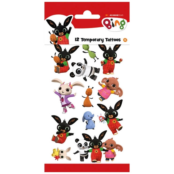 Dočasné tetování BING pro děti