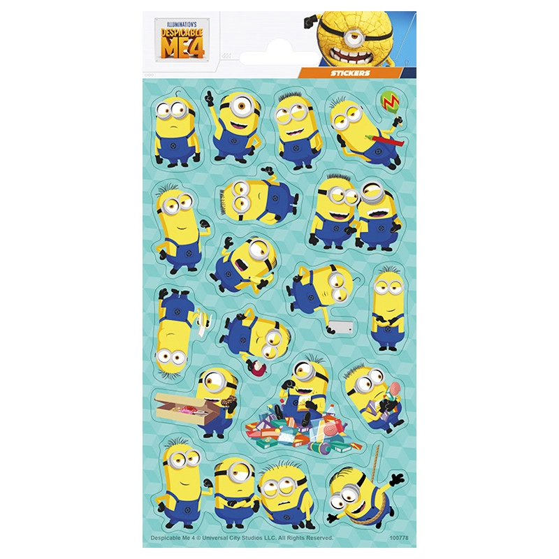 Samolepky Zloduch 4 pro děti