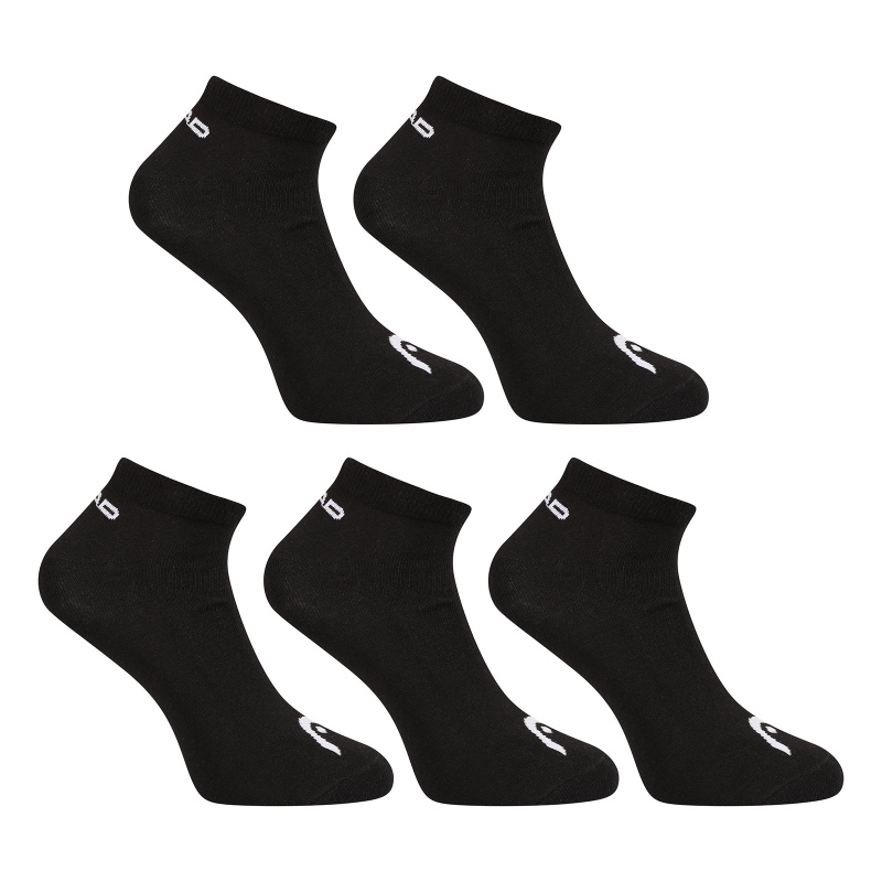 5PACK ponožky HEAD nízké černé (781501001 200) M