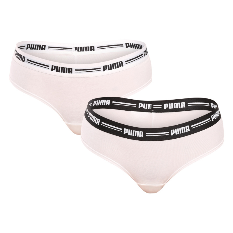 2PACK dámské kalhotky brazilky Puma bílé (603043001 317) S