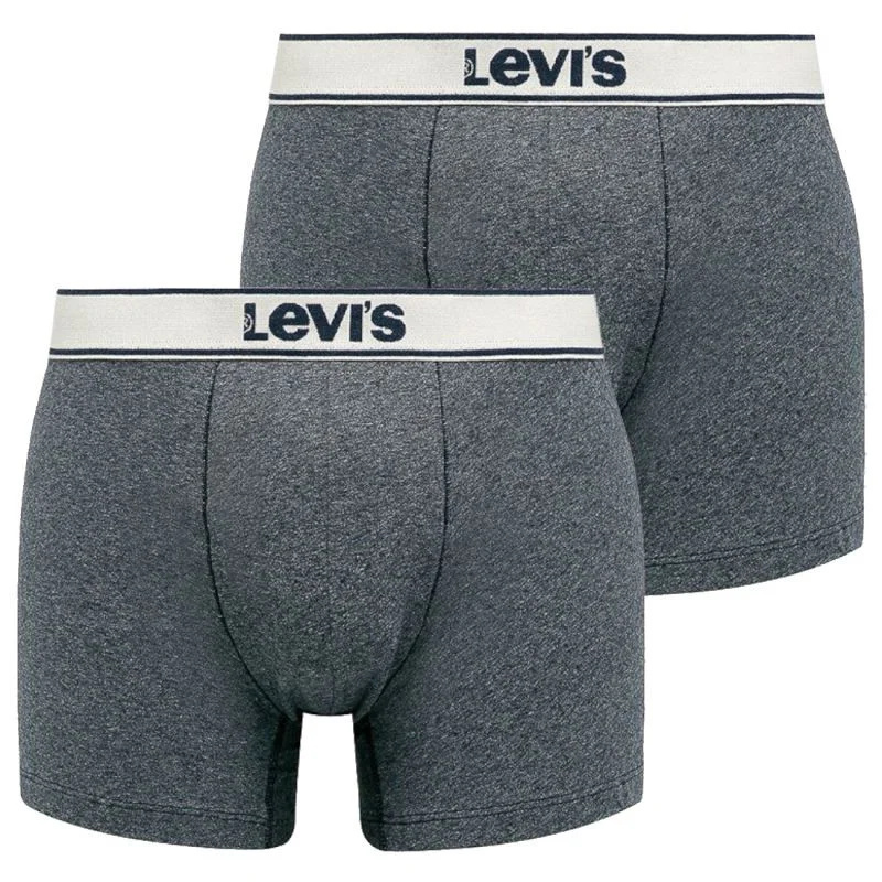 Pánské boxerky 2Pack 37149-0399 Grey - Levi's S
