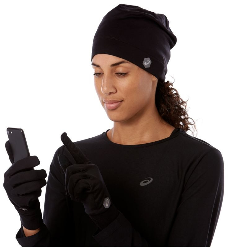 Rukavice Running Pack Cap 3013A035-001 černé - Asics  S