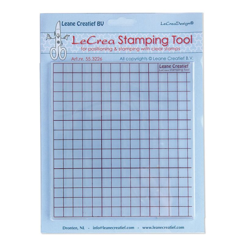 Pomůcka na přesné razítkování Leane