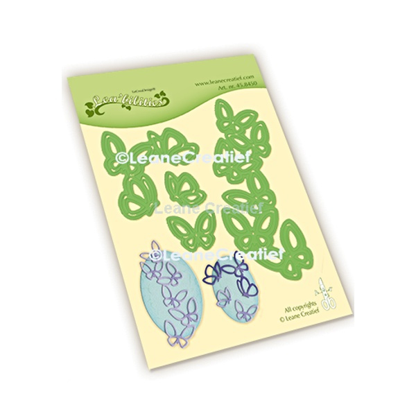 Motýlci - vyřezávací kovové šablony Leabilities (4ks)