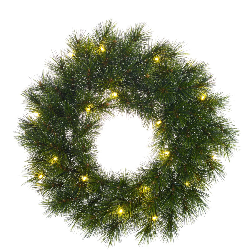 Black Box Trees Vánoční věnec Glendon s LED osvětlením, pr. 60 cm