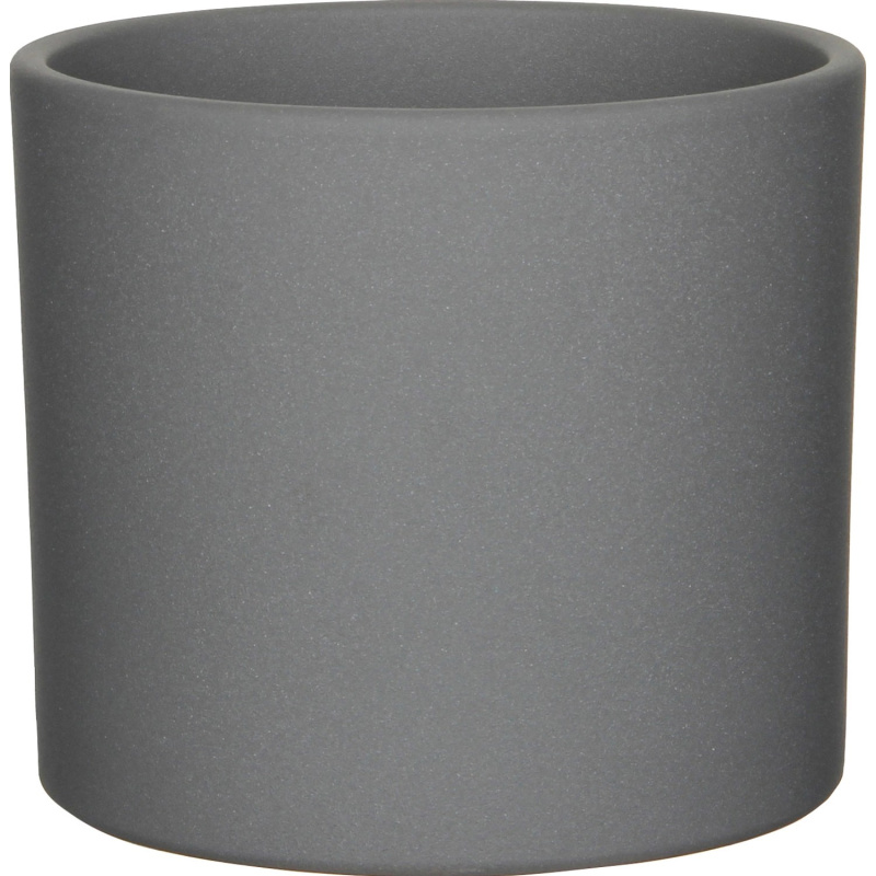 Mica Decorations Obal na květináč Era šedý matný, pr. 17,5 x 14,5 cm