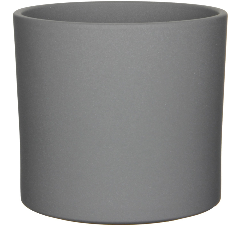 Mica Decorations Obal na květináč Era šedý matný, pr. 23 x 21,5 cm