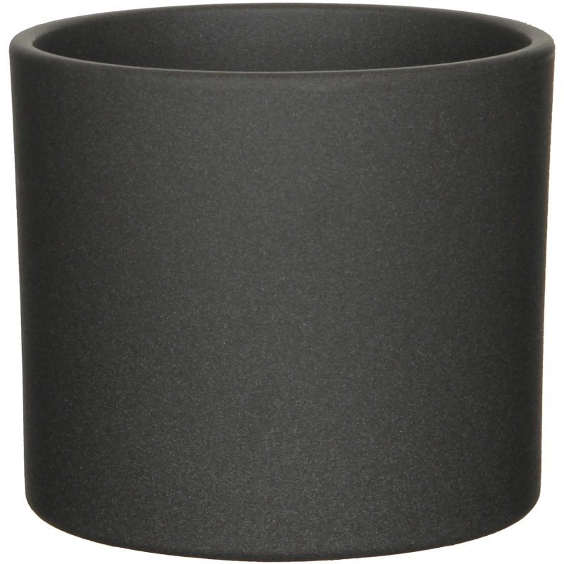 Mica Decorations Obal na květináč Era tmavě šedý matný, pr. 17,5 x 14,5 cm