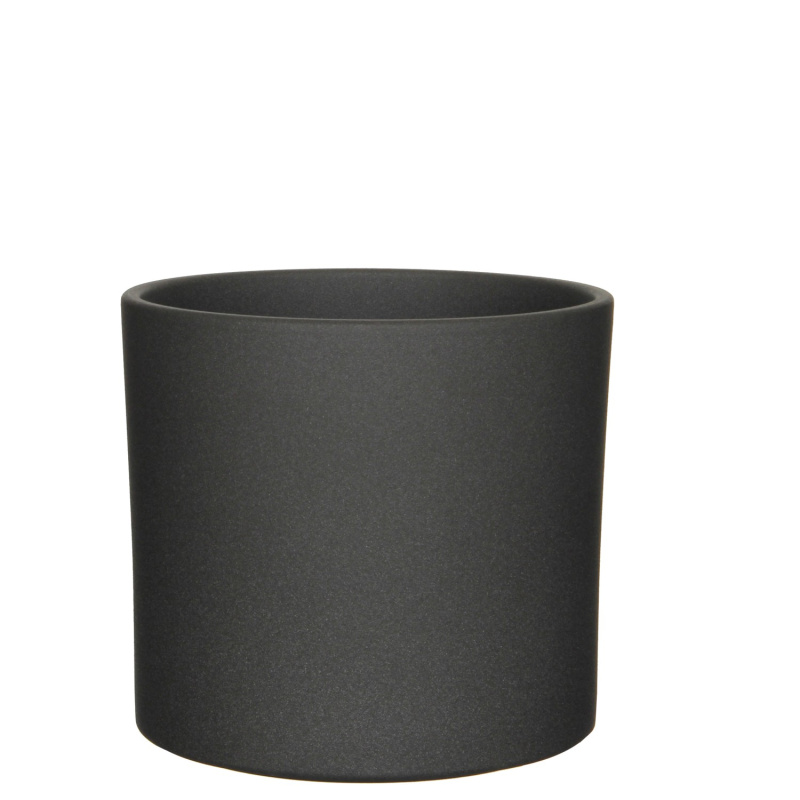 Mica Decorations Obal na květináč Era tmavě šedý matný, pr. 23 x 21,5 cm