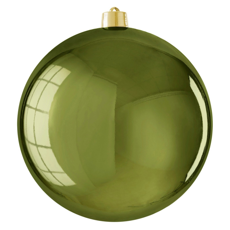 House of Seasons Vánoční ozdoba koule polystyrenová tmavě zelená pr. 25 cm