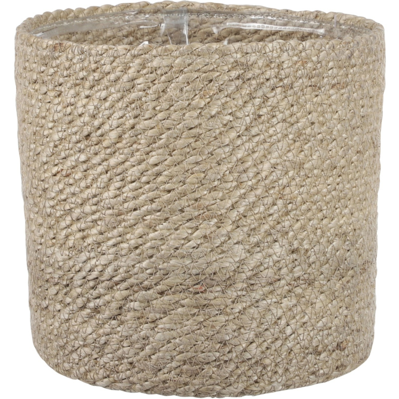Mica Decorations Košík na rostl. Atlantic mořská tráva, krémový, pr. 20 x 20 cm