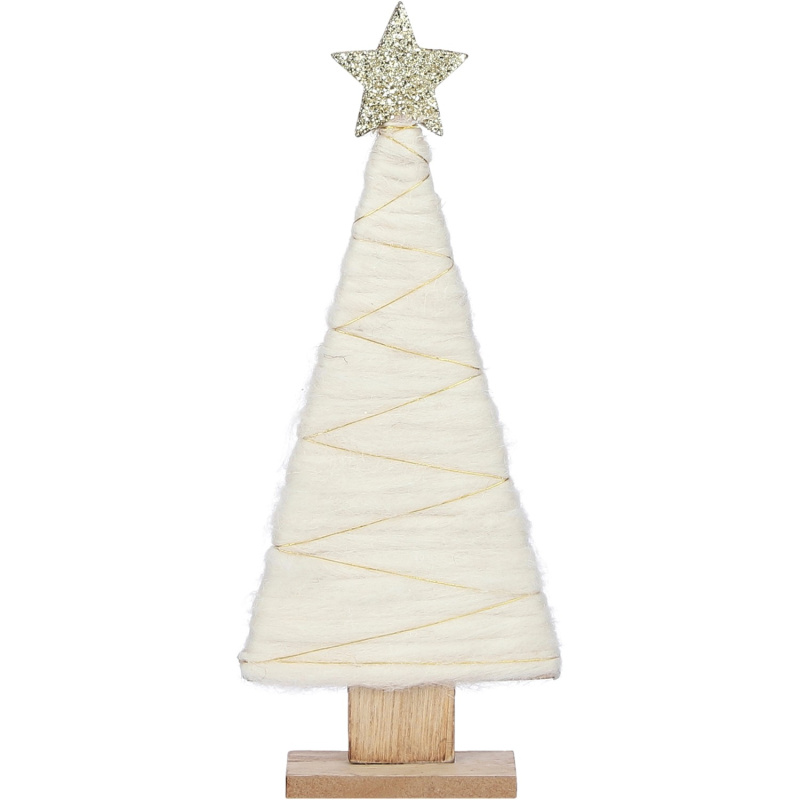 House of Seasons Stromek, bílý, 13 x 5 x 31 cm