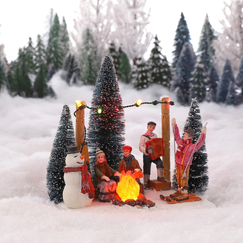 Luville Párty u svahu s osvětlením, 16 x 12 x 12,5 cm