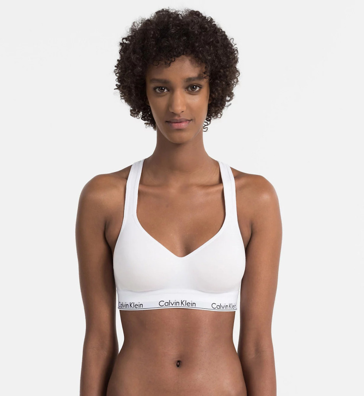 Dámská podprsenka Calvin Klein bílá (QF1654E-100) XS
