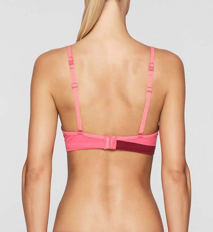 Podprsenka Seamless QF1631E růžová - Calvin Klein 70D růžova