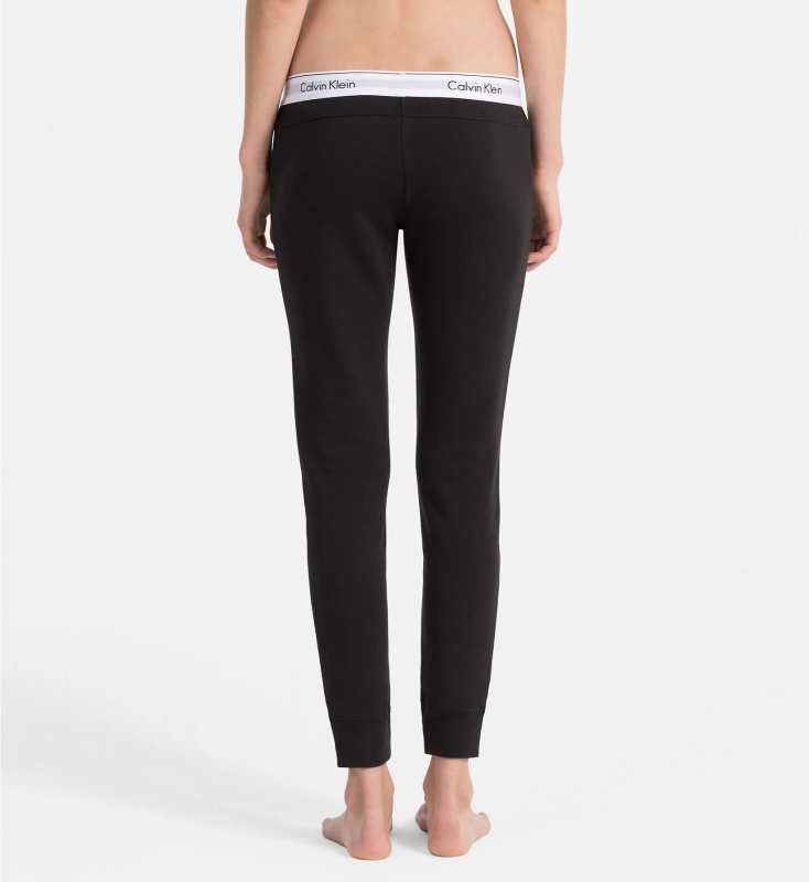 Dámské tepláky QS5716E-001 černá - Calvin Klein černá L
