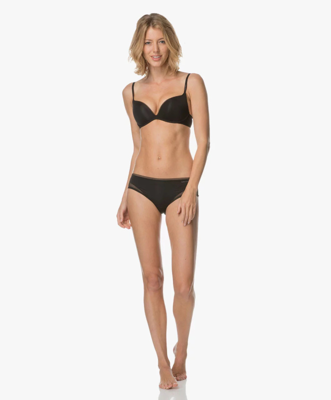 Kalhotky Sculpted Mesh QF1709E - Calvin Klein béžová XS