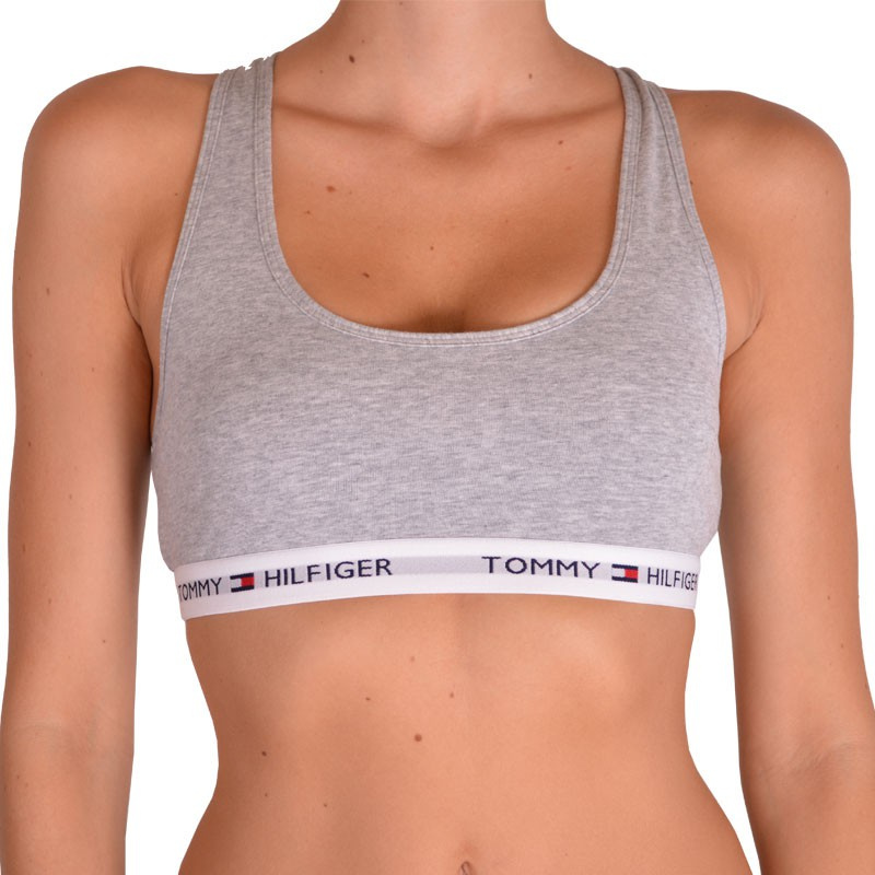Dámská podprsenka Tommy Hilfiger šedá (1387904878 004) S