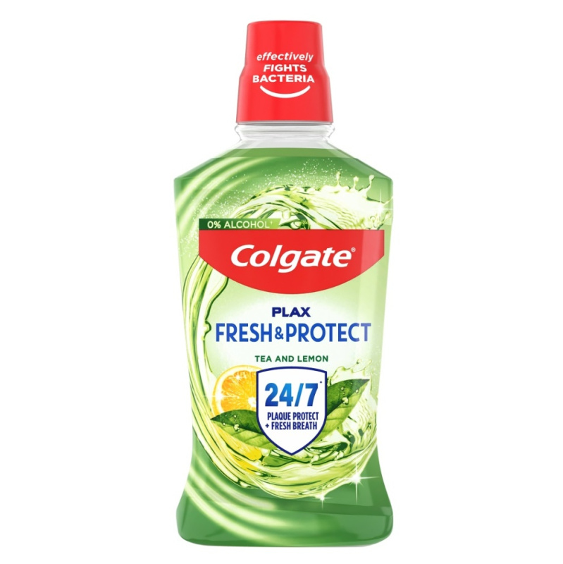 Colgate Plax Tea & Lemon ústní voda proti zubnímu plaku 500 ml