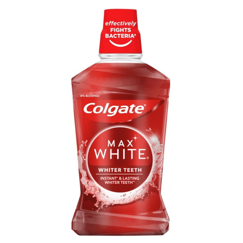 Colgate Max White Expert bělicí ústní voda bez alkoholu 500 ml