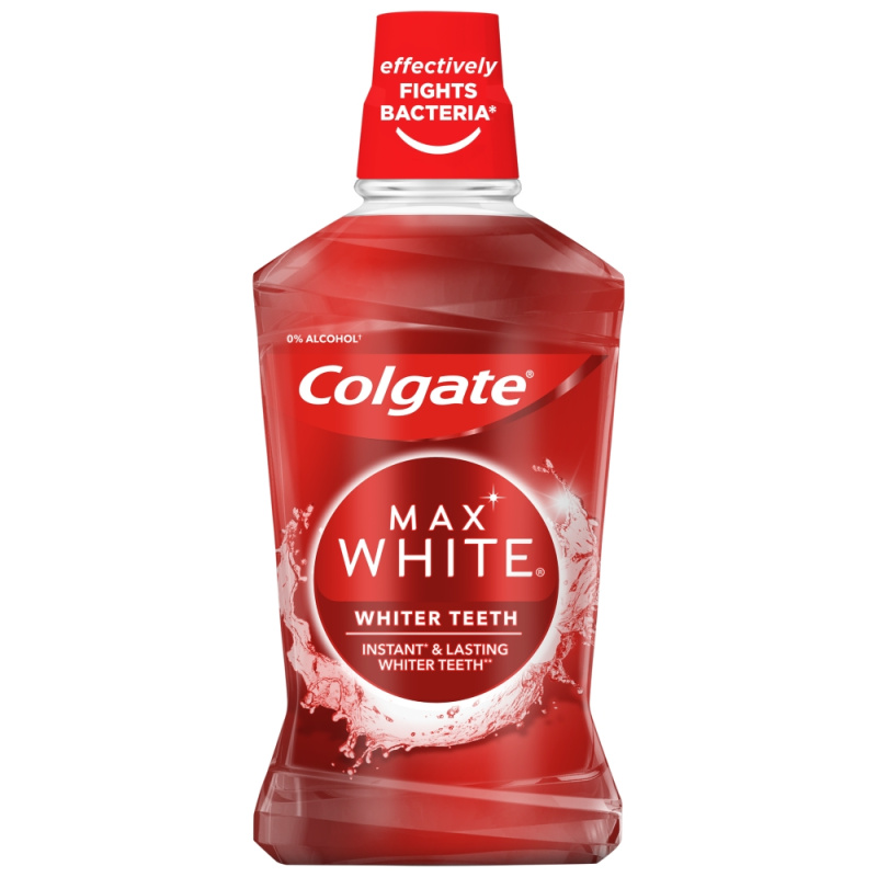 Colgate Max White Expert bělicí ústní voda bez alkoholu 500 ml