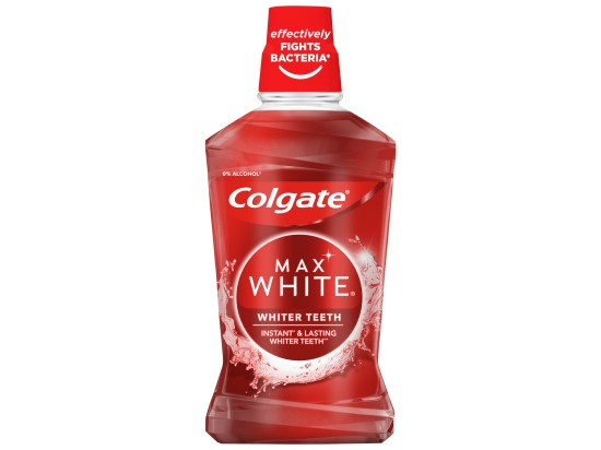 Colgate Max White Expert bělicí ústní voda bez alkoholu 500 ml