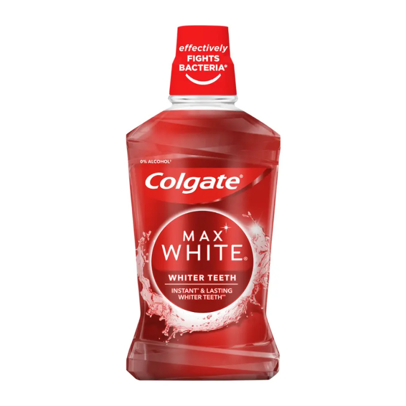 Colgate Max White Expert bělicí ústní voda bez alkoholu 500 ml