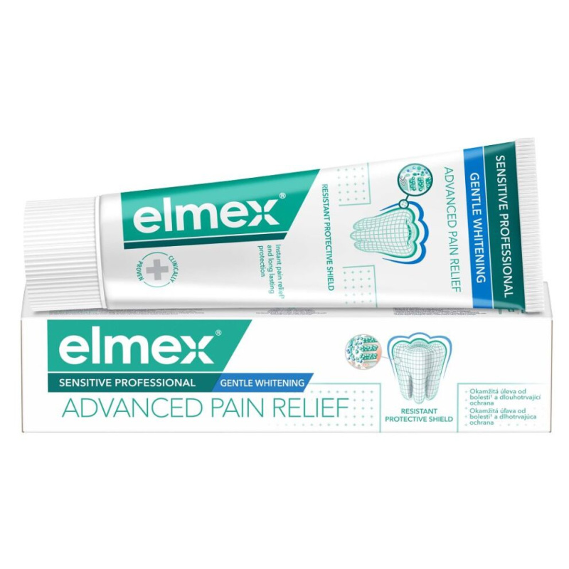 elmex Sensitive Professional Gentle Whitening Advanced Pain Relief zubní pasta pro citlivé zuby