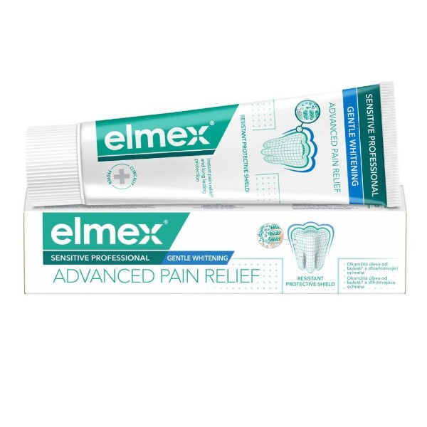 elmex Sensitive Professional Gentle Whitening Advanced Pain Relief zubní pasta pro citlivé zuby