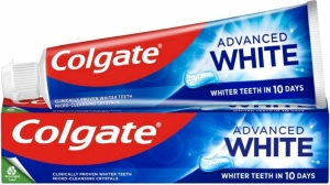 Colgate Advanced White bělicí pasta proti skvrnám na zubní sklovině 125 ml