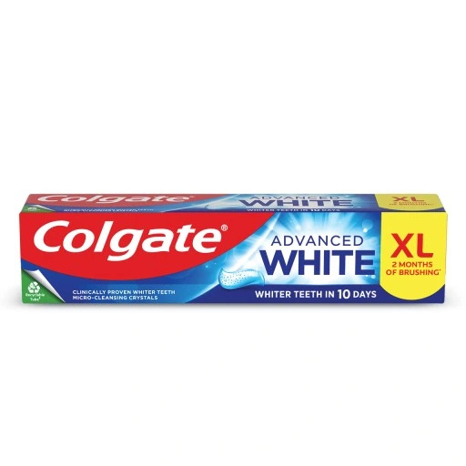 Colgate Advanced White bělicí pasta proti skvrnám na zubní sklovině 125 ml