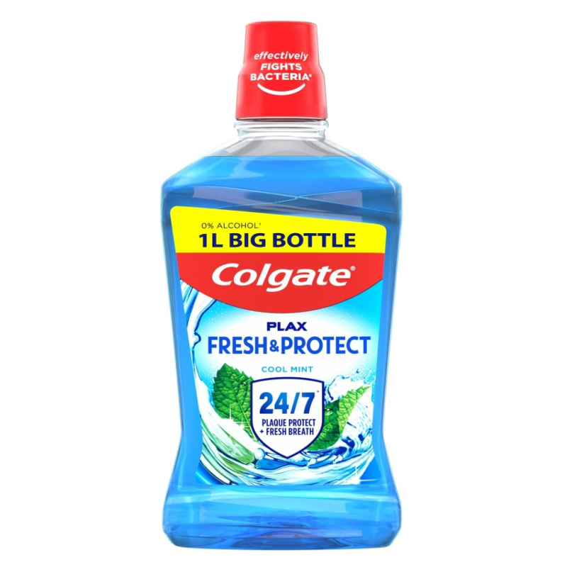 COLGATE Plax Ústní voda bez alkoholu Cool Mint 1000 ml