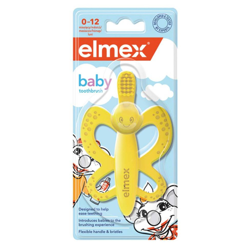 Elmex Baby zubní kartáček pro děti 0 – 12 měsíců 1 ks