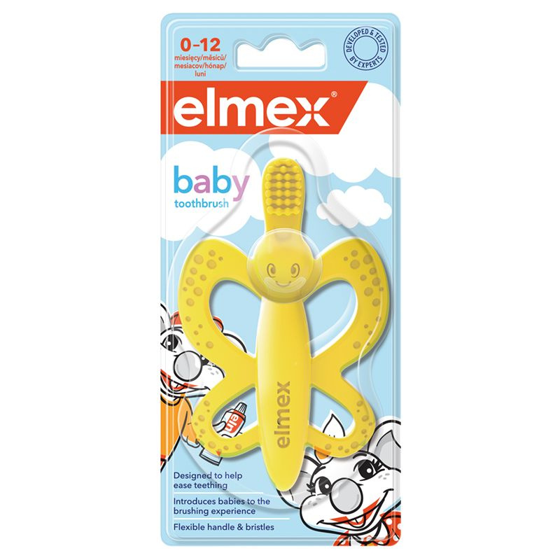 Elmex Baby zubní kartáček pro děti 0 – 12 měsíců 1 ks