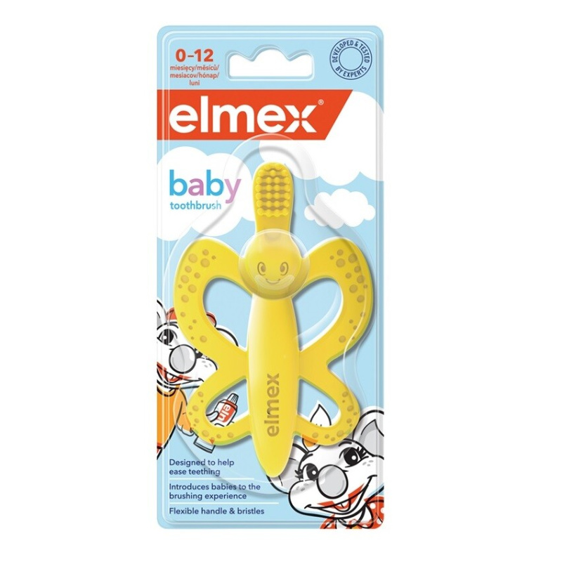 Elmex Baby zubní kartáček pro děti 0 – 12 měsíců 1 ks