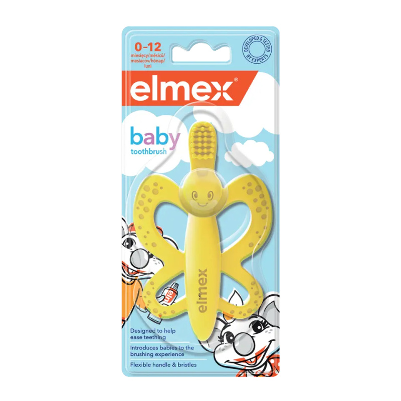 Elmex Baby zubní kartáček pro děti 0 – 12 měsíců 1 ks
