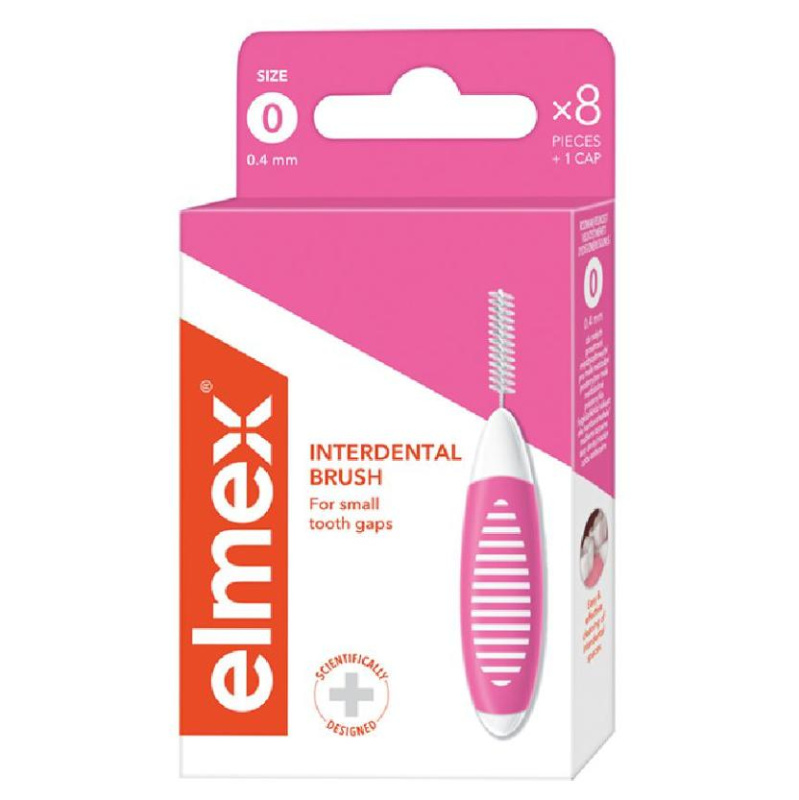 Elmex Interdental Brush mezizubní kartáčky 0.4 mm 8 ks
