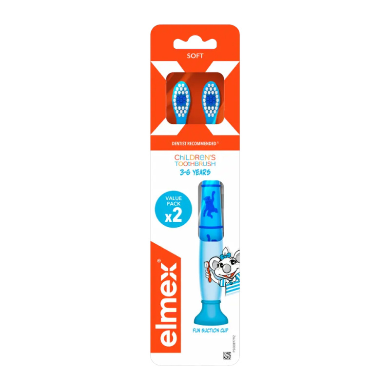 Elmex Children's Toothbrush zubní kartáček pro děti soft 3-6 years 2 ks