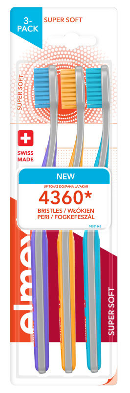 Elmex Super Soft 4360 zubní kartáček Super soft 3 ks