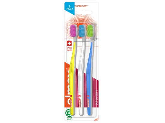 Elmex Super Soft 4360 zubní kartáček Super soft 3 ks