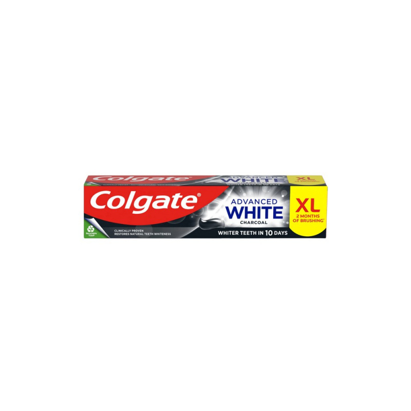 Colgate Advanced White Charcoal bělicí zubní pasta s aktivním uhlím 125 ml