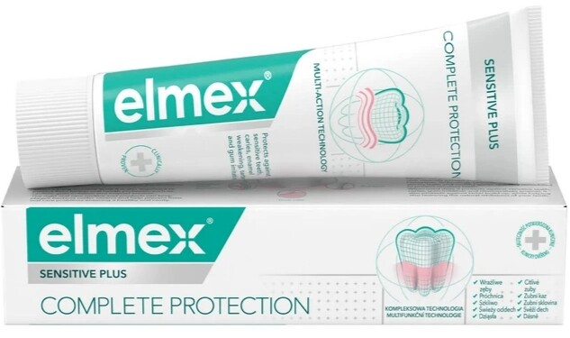 elmex Sensitive Plus Complete Protection zubní pasta pro kompletní ochranu zubů