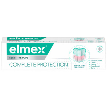elmex Sensitive Plus Complete Protection zubní pasta pro kompletní ochranu zubů