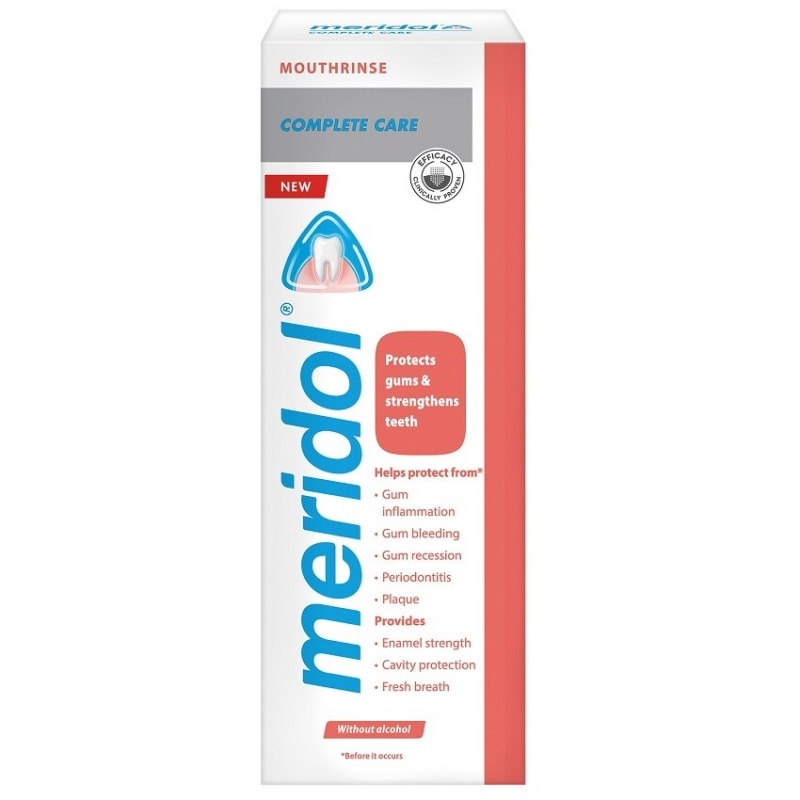 Meridol Complete Care ústní voda (bez alkoholu) 400 ml