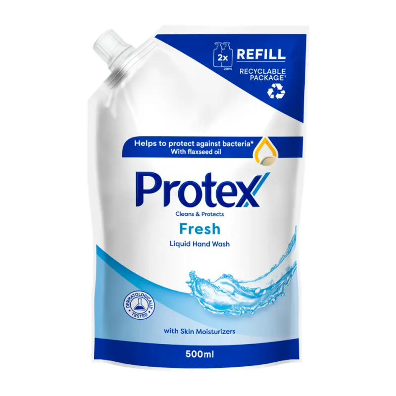 Protex Fresh tekuté mýdlo na ruce náhradní náplň 500 ml