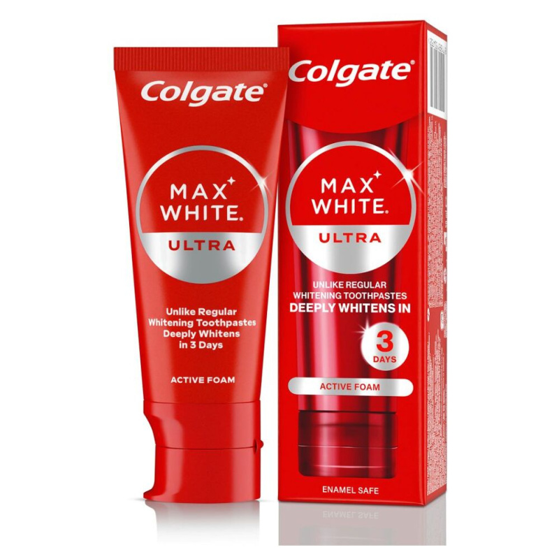 Colgate Max White Ultra Active Foam bělicí pasta 50 ml