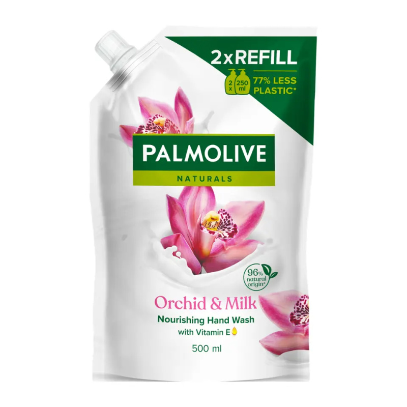 Palmolive Naturals Black Orchid tekuté mýdlo na ruce náhradní náplň 500 ml