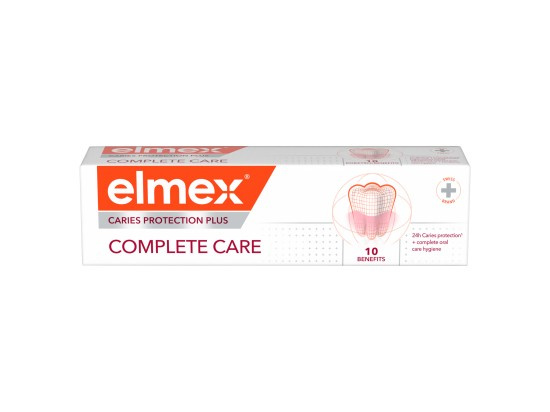 Elmex Caries Protection Complete Care osvěžující zubní pasta pro kompletní ochranu zubů 75 ml