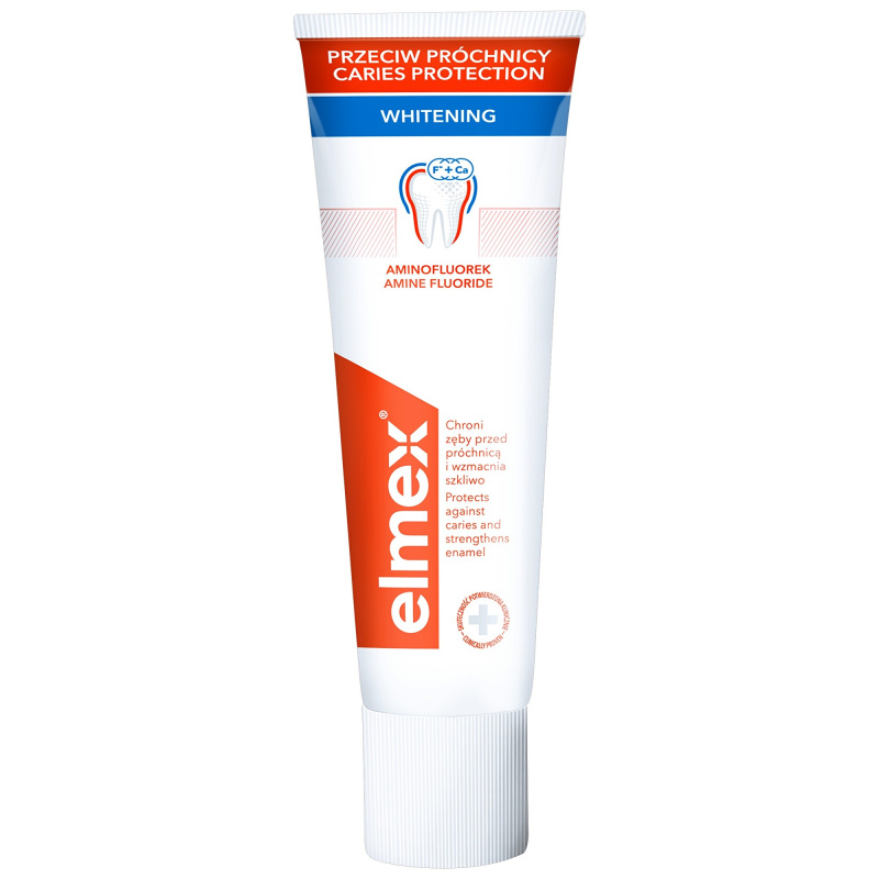 Elmex Caries Protection Gentle White bělicí zubní pasta s fluoridem 75 ml
